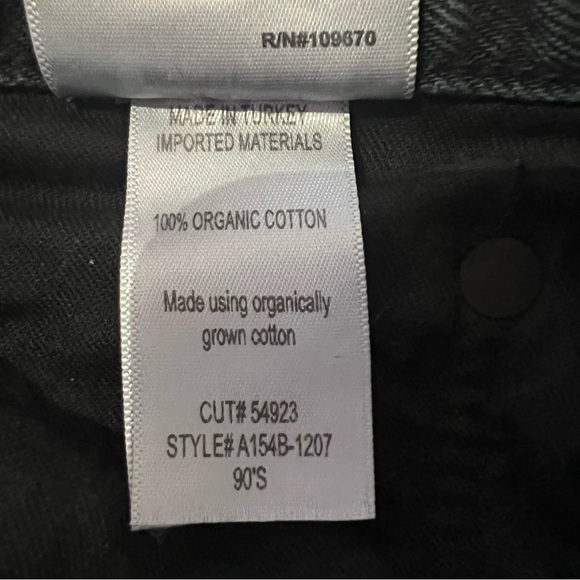 Agolde 90’s high rise straight leg pinch denim jeans size 24 excellent condition - Picture 14 of 15